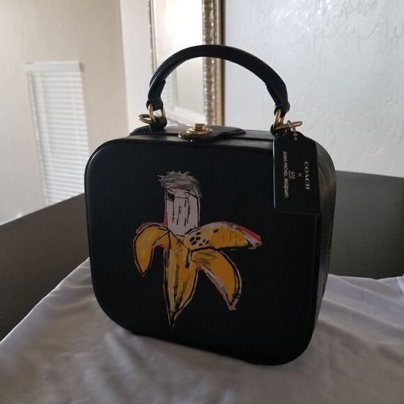 NWOT Coach Jean Michel Basquiat Square Box Bag - Picture 2 of 9